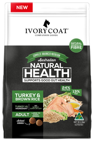 Ivory Coat - Adult Large Breed Turkey & Brown Rice