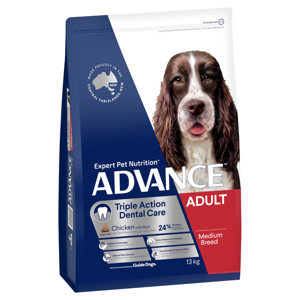 ADVANCE™ Dental Care Triple Action Medium Breed Chicken with Rice