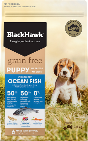 BlackHawk Dog - Grain Free Puppy Ocean Fish