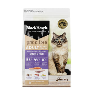 BlackHawk Cat - Adult Grain Free Duck & Fish