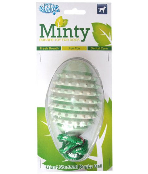 MInty Fresh Rubber Rugby Ball – Regular