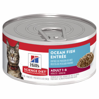 Science Diet Cat - Adult Ocean Fish Entree Cans