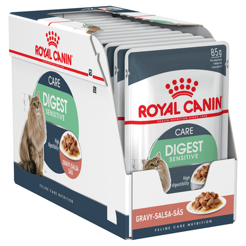 Royal Canin Cat- Royal Canin DIGEST SENSITIVE ADULT IN GRAVY (pouches)