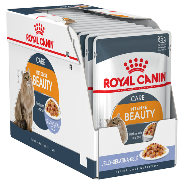Royal Canin Cat - Royal Canin INTENSE BEAUTY ADULT IN JELLY (pouches)