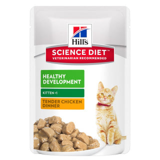 Science Diet  Cat - Kitten Healthy Development Chicken Tender Chunks Pouches