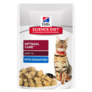 Science Diet Cat - Adult Ocean Fish Tender Chunks in Gravy Pouches