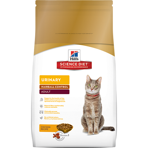 Science Diet Cat - Urinary Hairball Control, Adult