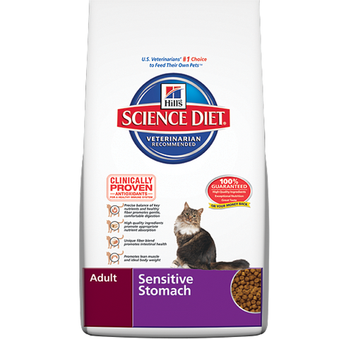 Science Diet Cat -  Feline Sensitive Stomach, 1-6 years