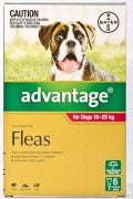 Advantage Dog - Advantage Large Dog (Red), 10-25Kg