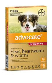 Advocate Dog - Advocate Large Dog (Red) 10-25Kg