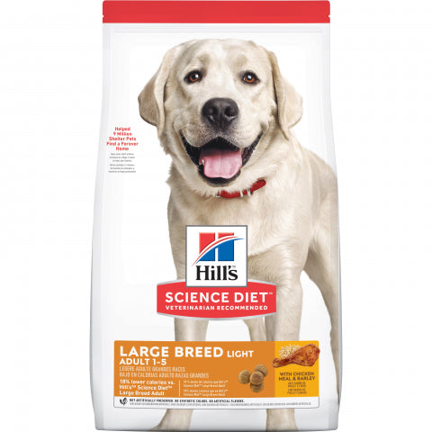 Science Diet Dog - Light Large Breed, Adult 1-5 years
