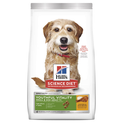 Science Diet Dog -  Youthful Vitality Adult 7+ Small Breed Chicken & Rice Recipe