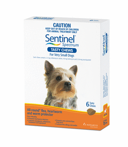 Sentinel Dog - Sentinel Extra Small Dog 0-4Kg (Brown)