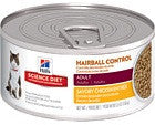 Science Diet Cat - Adult Hairball Control Cans