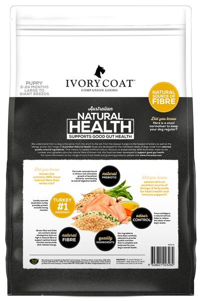 Ivory Coat - Puppy Large Breeed Turkey & Brown Rice