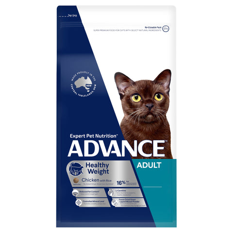ADVANCE Healthy Weight Adult Dry Cat Food Chicken with Rice
