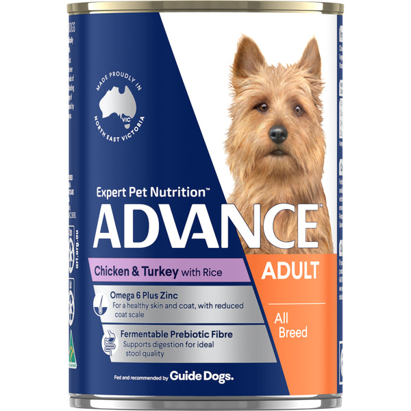 ADVANCE™ Adult All Breed Chicken & Turkey with Rice Cans