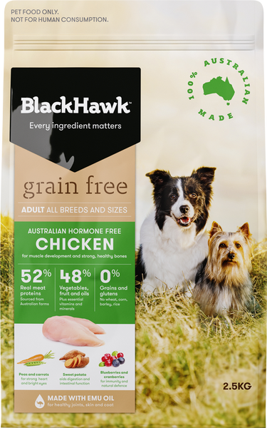 BlackHawk Dog -  Grain Free Adult Chicken