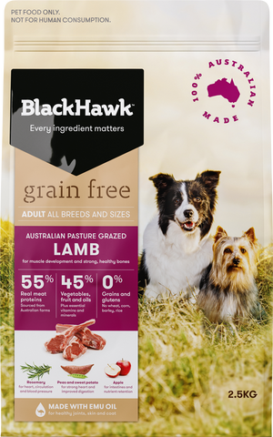 BlackHawk Dog -  Grain Free Adult Lamb