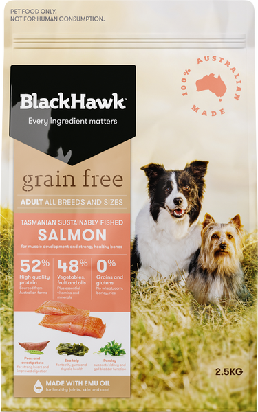 BlackHawk Dog -  Grain Free Adult Salmon