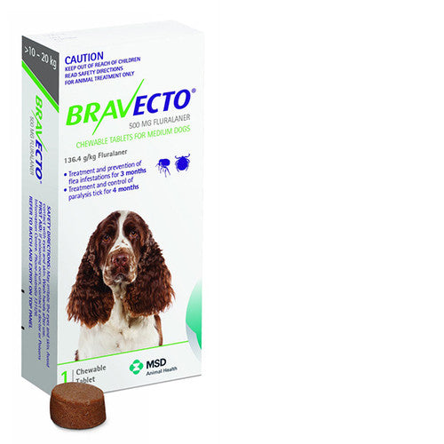 Bravecto Dog - Bravecto Medium Dogs 10-20kg