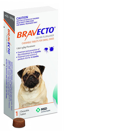 Bravecto Dog - Bravecto Small Dogs 4.5-10kg