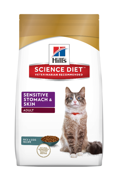 Science Diet Cat -  Sensitive Stomach & Skin, Adult