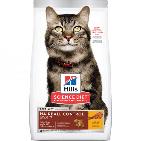 Science Diet  Cat - Hairball Control, Senior 7 + years