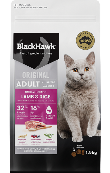 BlackHawk Cat - Original Adult Lamb & Rice