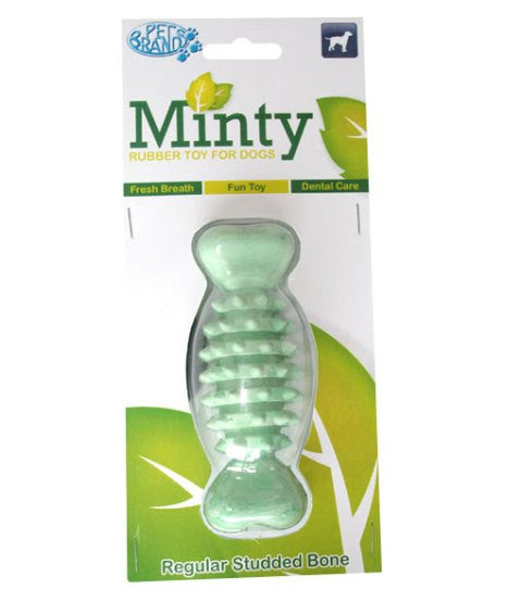 Minty Fresh Rubber Bone – Regular