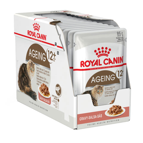 Royal Canin Cat - Royal Canin AGEING +12 IN GRAVY (pouches)