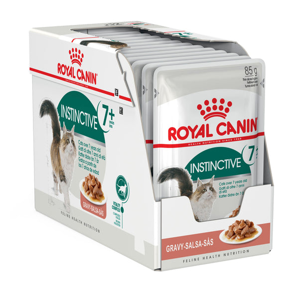 Royal Canin Cat - Royal Canin INSTINCTIVE +7 IN GRAVY  (pouches)