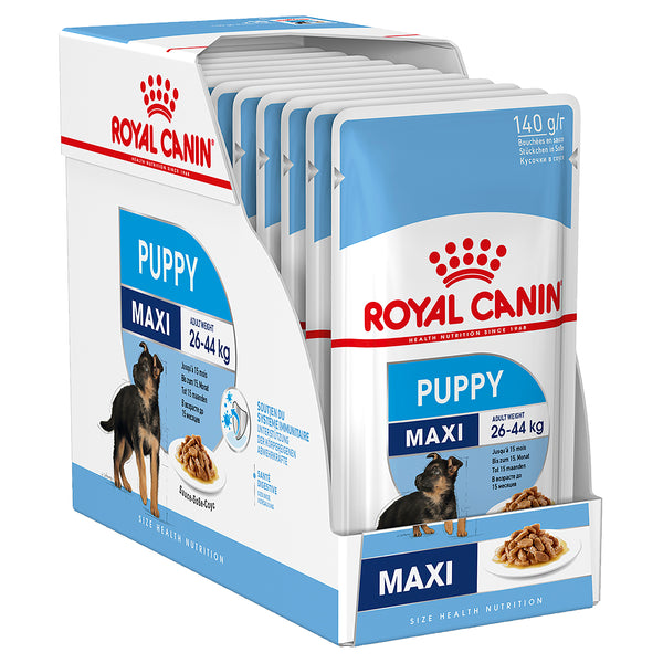 Royal Canin Dog - Royal Canin MAXI PUPPY GRAVY POUCHES - Wet food