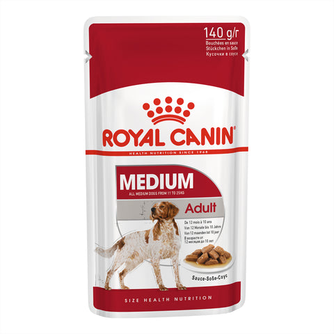 Royal Canin Dog - Royal Canin MEDIUM ADULT GRAVY POUCHES - Wet food