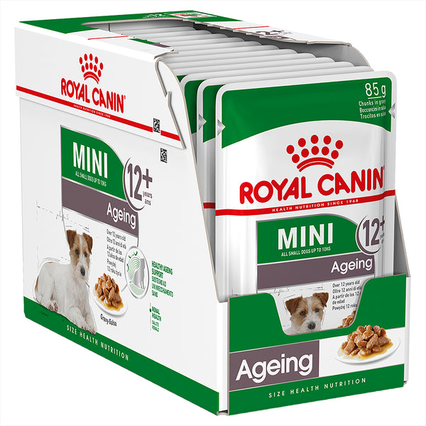 Royal Canin Dog - Royal Canin MINI AGEING 12+ GRAVY POUCHES - Wet food