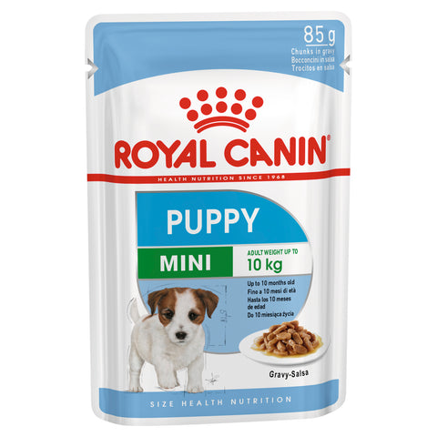 Royal Canin Dog - Royal Canin MINI PUPPY GRAVY POUCHES - Wet food