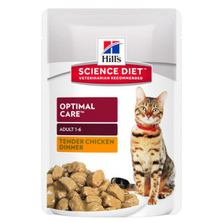 Science Diet Cat - Adult Chicken Tender Chunks in Gravy Pouches