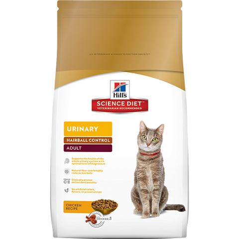 Science Diet Cat - Urinary Hairball Control, Adult