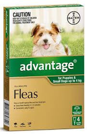 Advantage Dog - Advantage Small Dog (Green) 0-4Kg