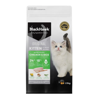 BlackHawk Cat - Kitten Chicken & Rice