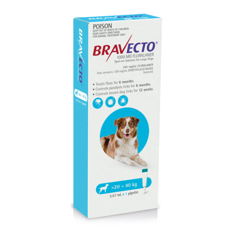 Bravecto Dog - BRAVECTO DOG SPOT ON 20-40KG 1PK