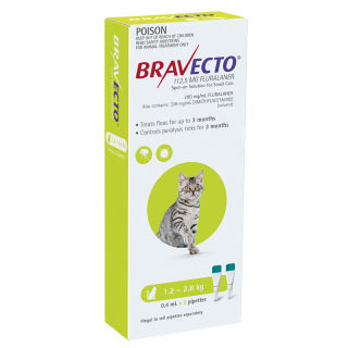 Bravecto Cat - BRAVECTO CAT SPOT ON 1-2.8KG 2PK