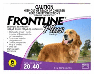 Frontline Plus Dog - Frontline Plus Large Dog (Purple) 20-40Kg