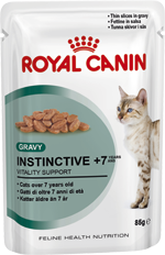 Royal Canin Cat - Royal Canin INSTINCTIVE +7 IN GRAVY  (pouches)