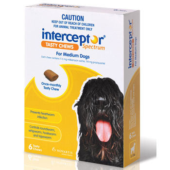 Interceptor Dog - Interceptor Medium Dog Chews (Yellow) 11-22Kg
