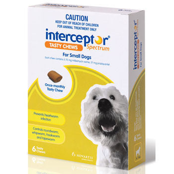 Interceptor Dog - Interceptor Small Dog Chews (Green) 4-11Kg