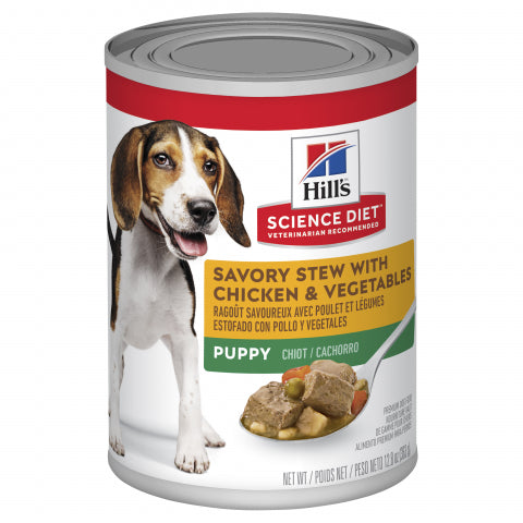 Science Diet Dog - Savoury Stew Chicken Cans, Puppy 0-1 year