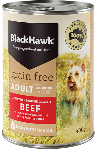 BlackHawk Dog - Grain Free Adult Wet Food Beef