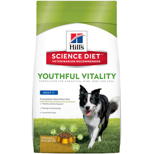 Science Diet Dog -  Youthful Vitality Adult 7+ Chicken & Rice Recipe